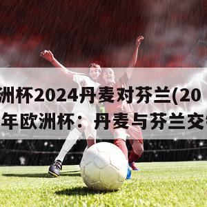 欧洲杯2024丹麦对芬兰(2024年欧洲杯：丹麦与芬兰交锋)